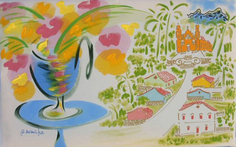 Flores com subida da Matriz