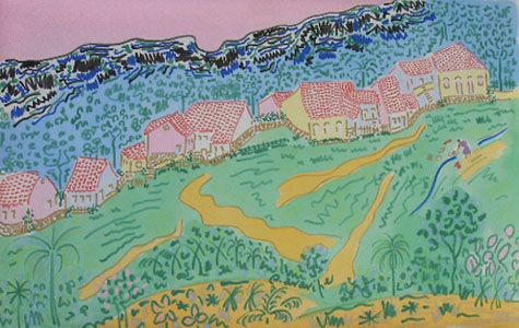 Alto da Santíssima com Serra de São José.